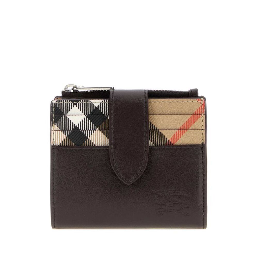 Burberry Men Chocolate Leather Wallet